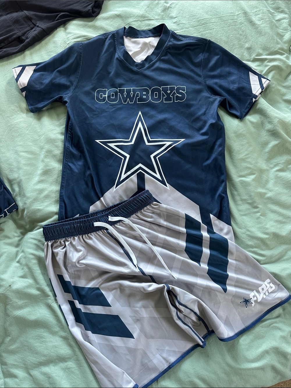 Dallas Cowboys NFL Flag football reversible jersey set